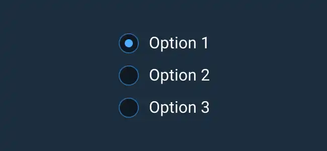 Do: Use Radio Buttons when asking users to select a mutually exclusive option from a predefined set of options. When one selection is made, a previous selection becomes deselected.