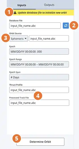 Inputs wireframe